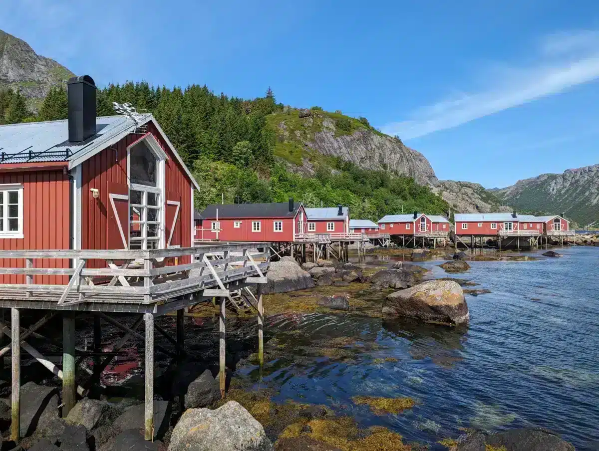 villaggio isole lofoten norvegia